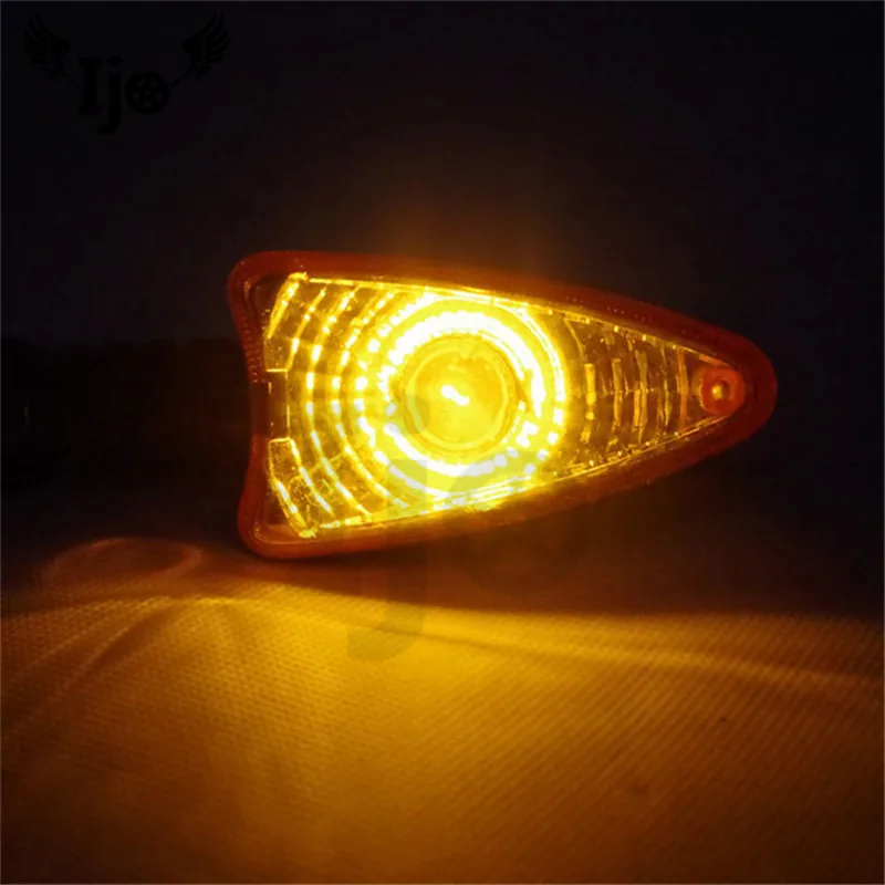 

Universal Black Motorcycle Turn Signal Indicator Light Lamp Bulb Amber Light Mini Turn Signal Light For Motorcycle