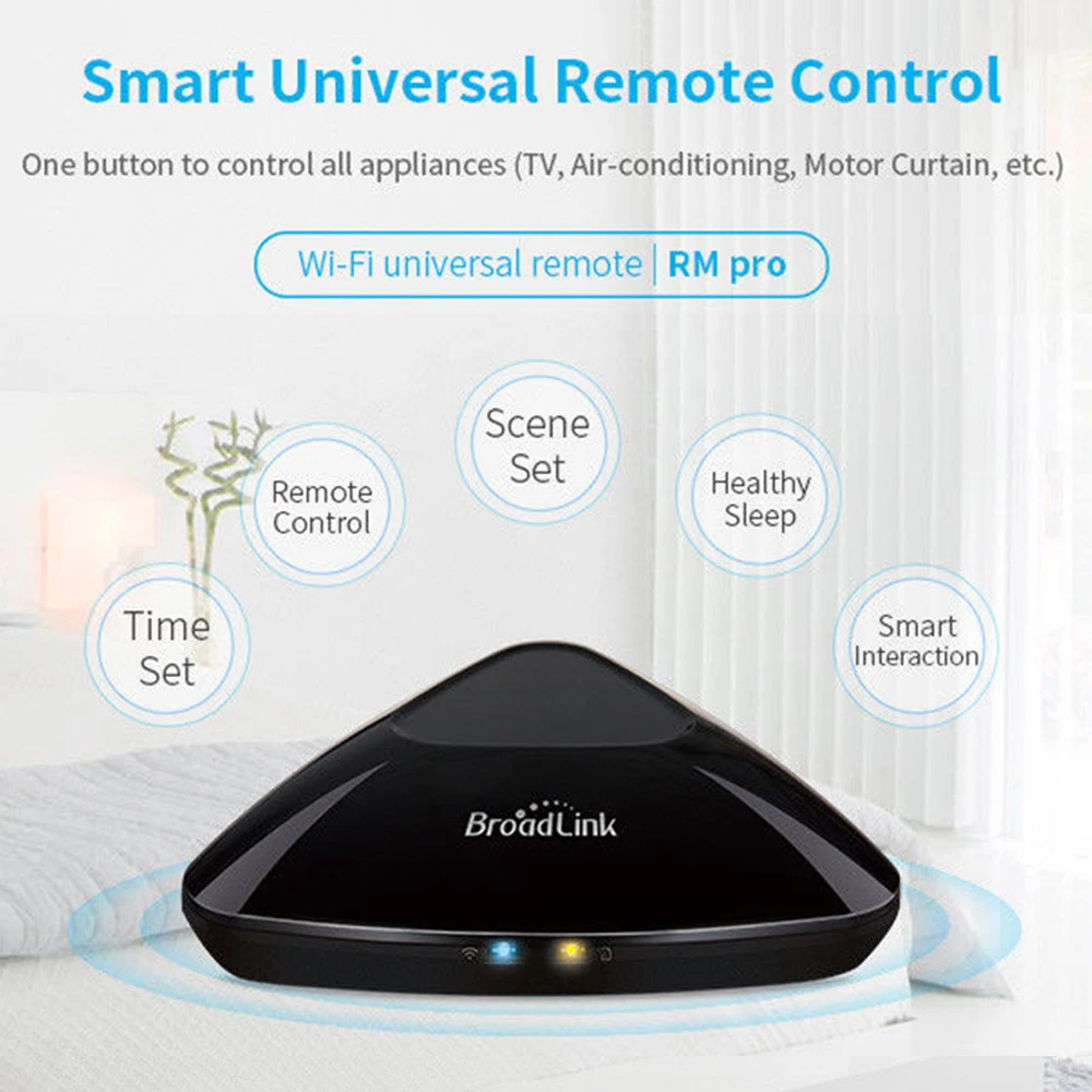 Оригинальный Broadlink умный дом RM Pro MINI3 контрольный Лер для Alexa Google Home WiFi IR RF 4G пульт