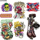 ZOTOONE Монстр демон термостойкие термоклейкие нашивки для одежды