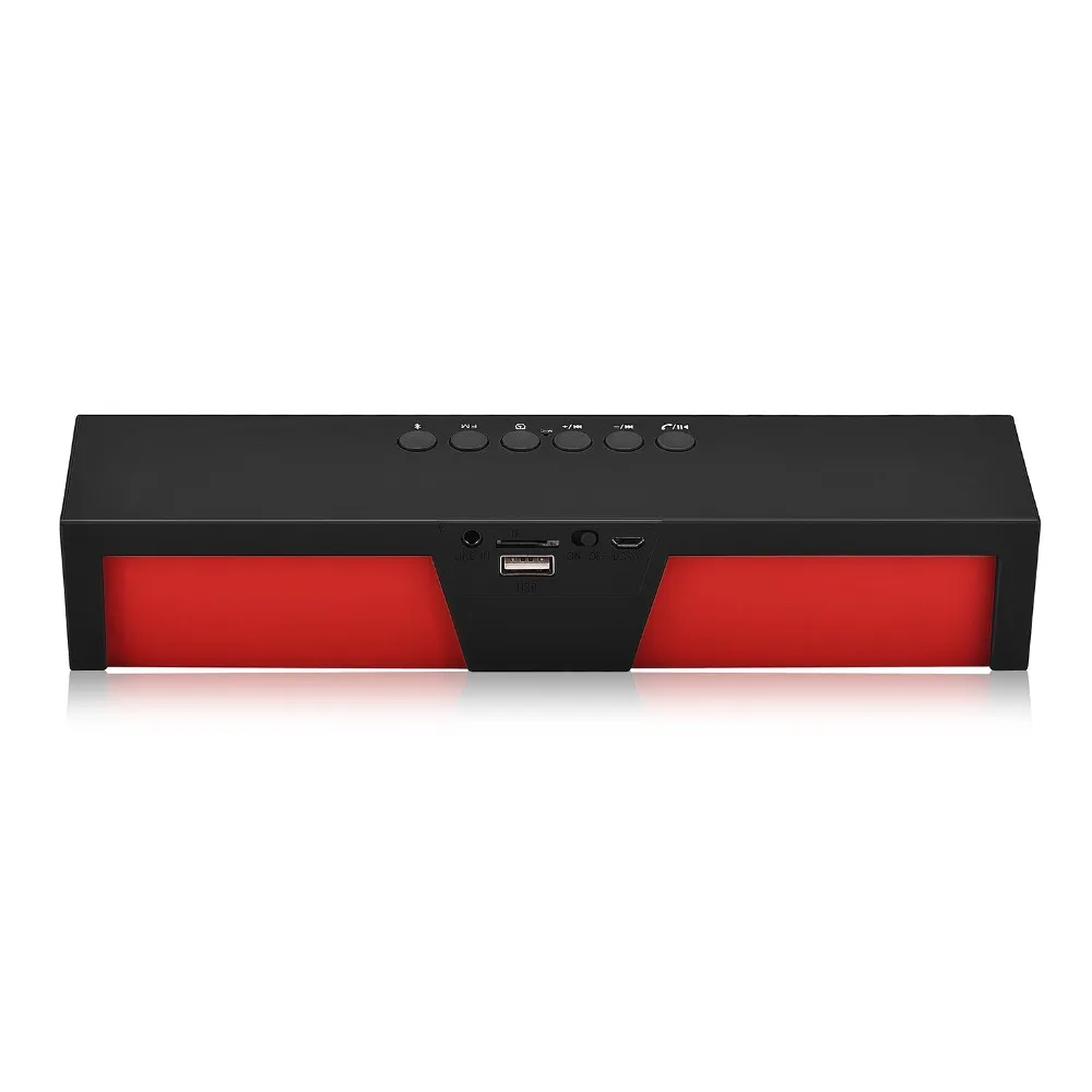 Большая мощность 10 Вт сардины HIFI Портативный беспроводной bluetooth динамик, стерео Саундбар TF FM радио сабвуфер Колонка для компьютера плеер