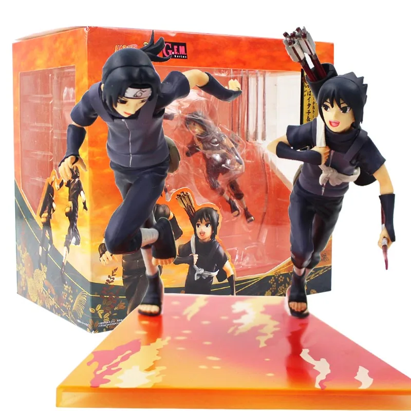 10 см/13 см Наруто Учиха Саске и Учиха Itachi brothers детство дети фигурки модель игрушки милые активные игрушки