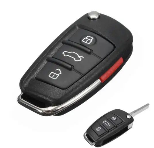 Автомобильные ключи 3 кнопки для A6 A4 A2 A8 TT Q7 умные дистанционные с заготовкой