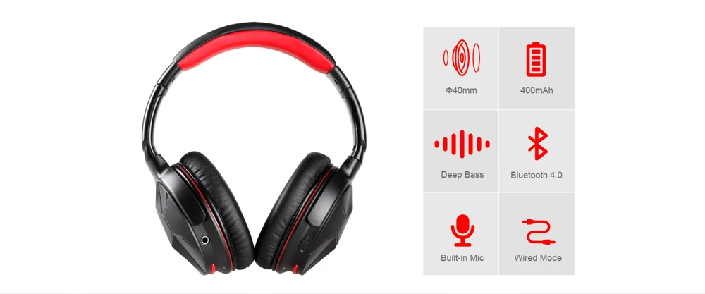 Mixcder hd501 Беспроводные наушники с Bluetooth наушники-вкладыши Handsfree с микрофоном для ПК смартфонов игр