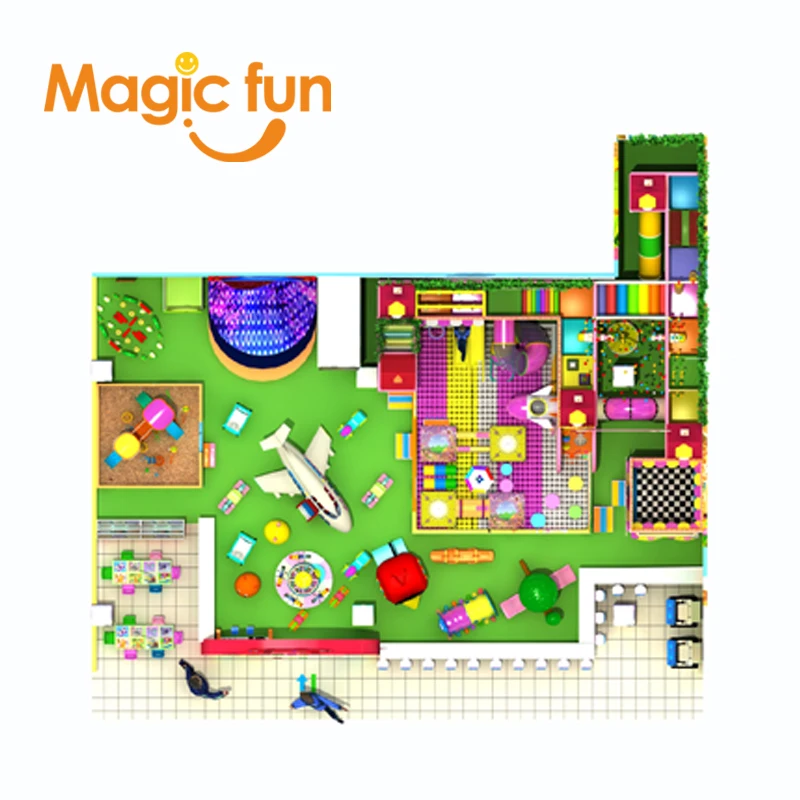 MAGICFUN парк детский внешний развлекательный центр горки для детей детская игровая площадка|Детская площадка|
