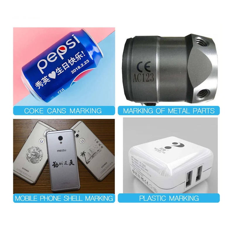 20 Вт волоконно лазерная маркировочная машина для металла пластик|Фрезы по