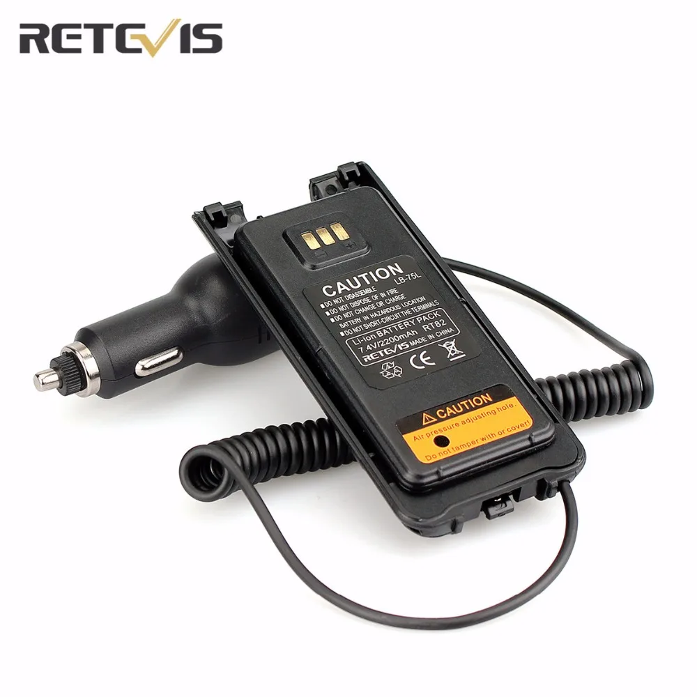 Автомобильный аккумулятор Eliminator черный 12В 24В Walkie Talkie аксессуары для Retevis RT82