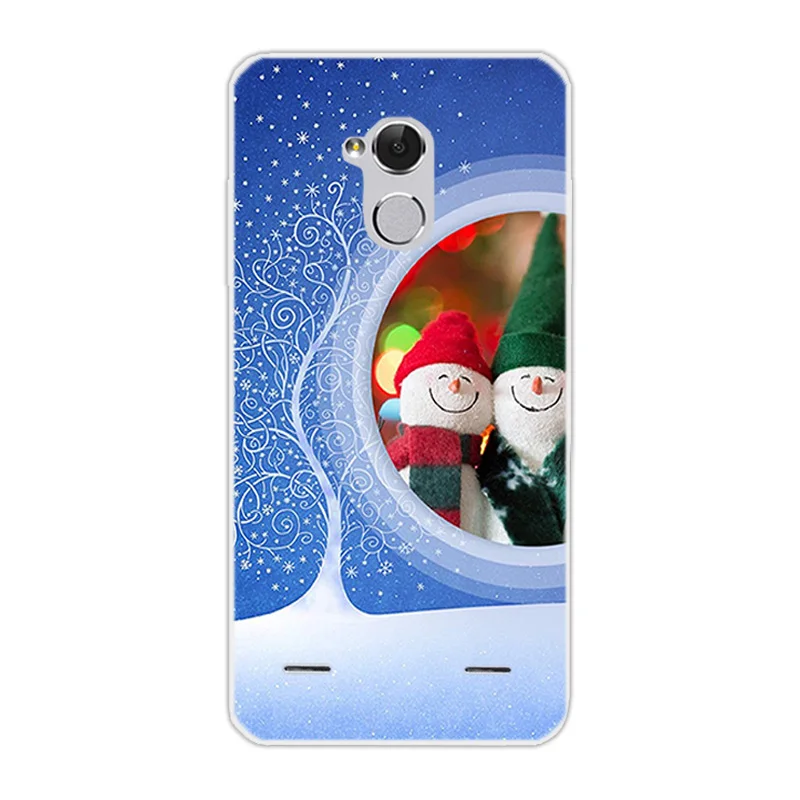 Силиконовый чехол для ZTE Blade V7 Lite тонкий телефона 5 0 дюйма с Рождеством чехлы V 7