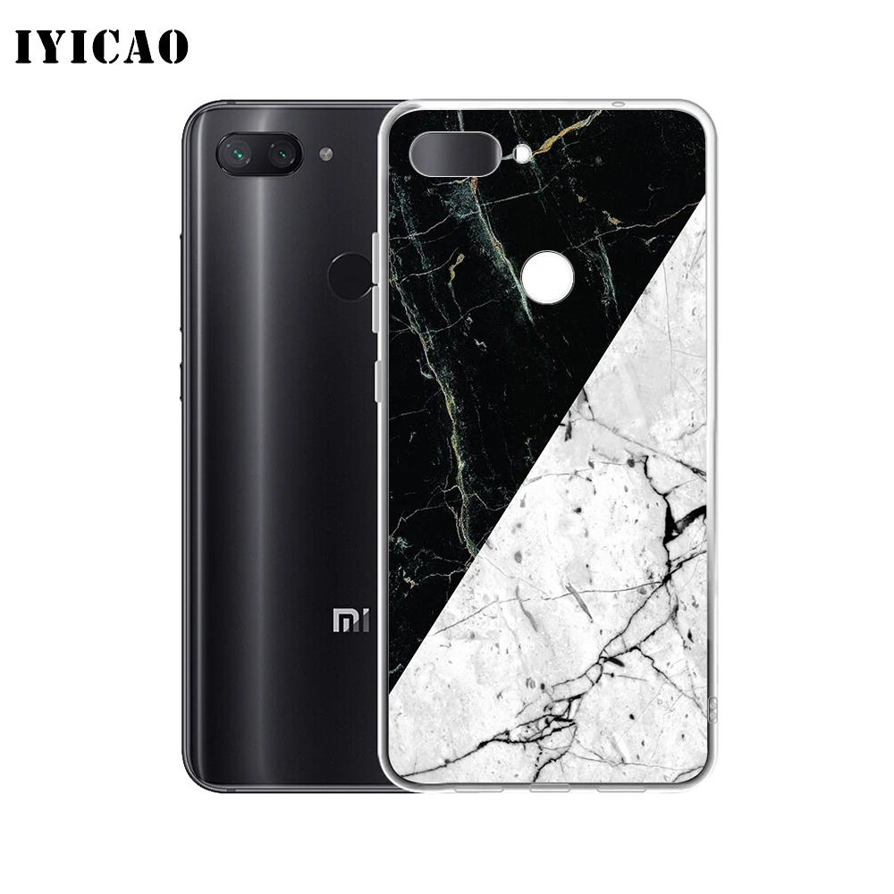 IYICAO золотой мраморный коллаж Модный мягкий силиконовый чехол для телефона Xiaomi