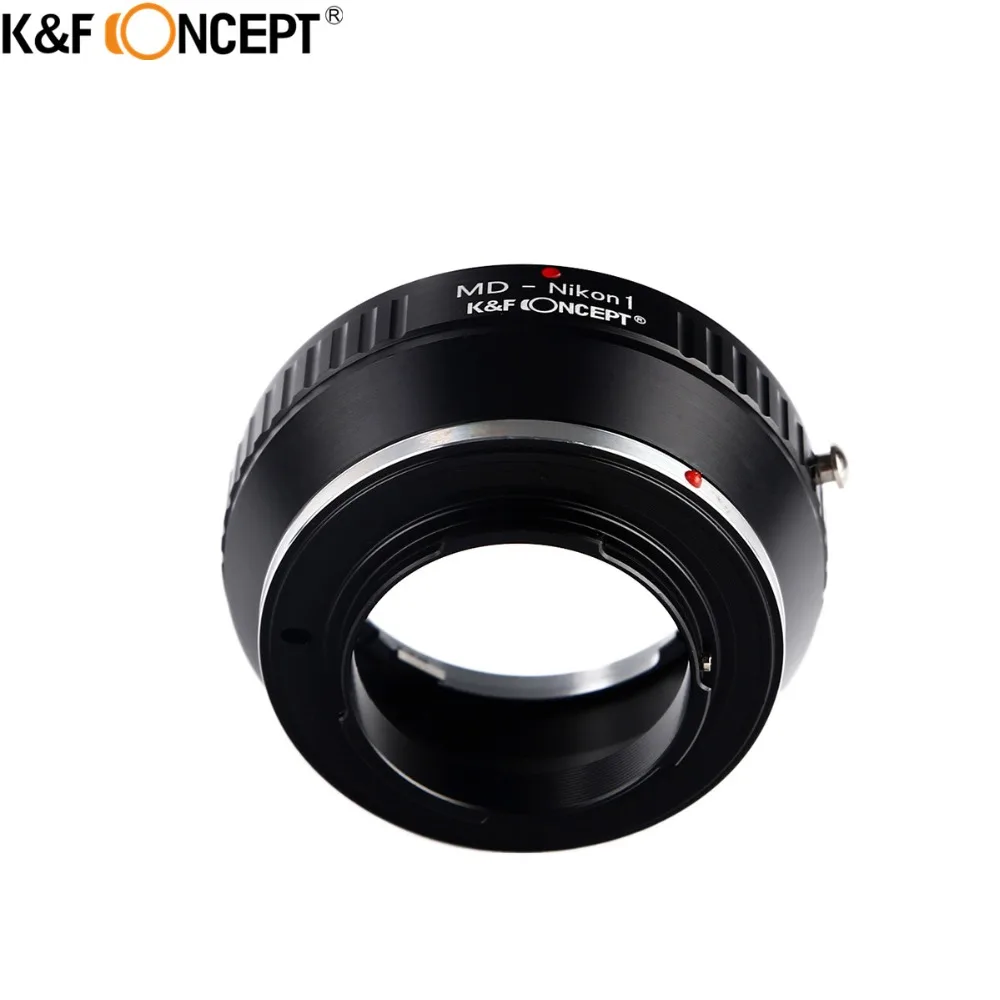 K & F CONCEPT для объектива камеры EOS M4/3 кольцо адаптер Minolta MD к корпусу Nikon1 V1/J1|k&f concept