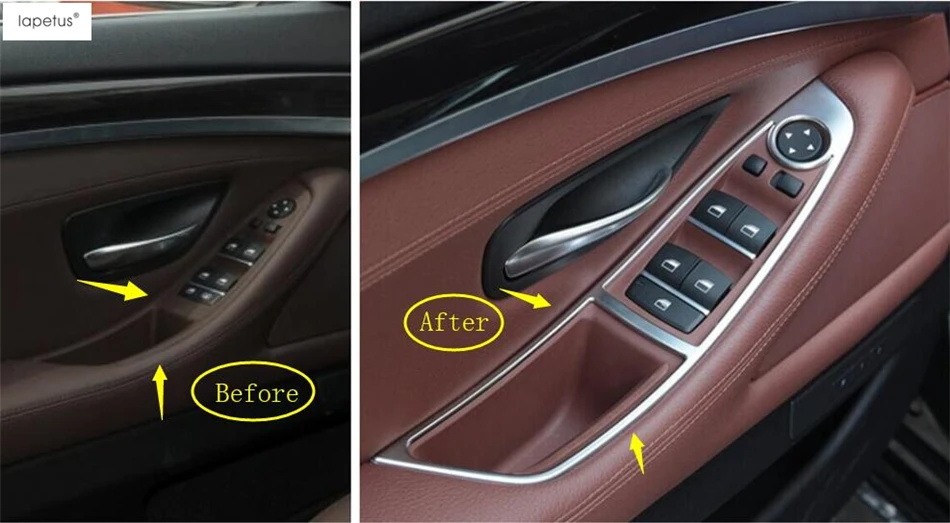 Аксессуары для BMW 5 серии F10 525i 535i 2011 2016 Внутренняя дверь автомобиля подлокотник
