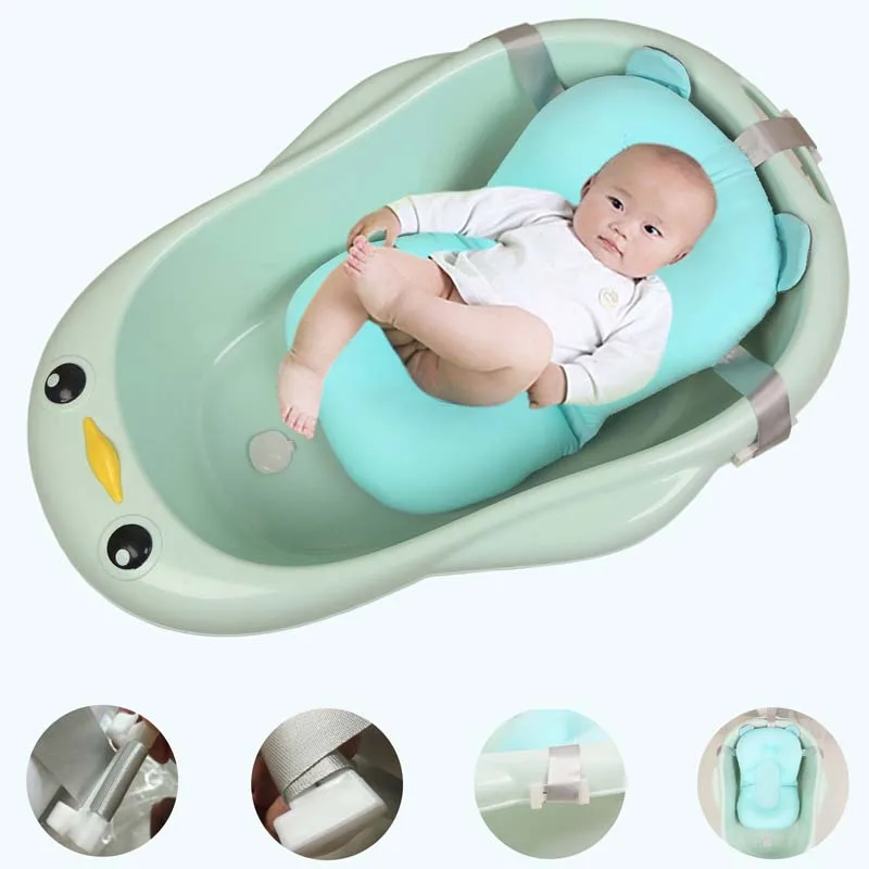 Детская подушка для ванны воздушная плавающее мягкое сиденье новорожденных