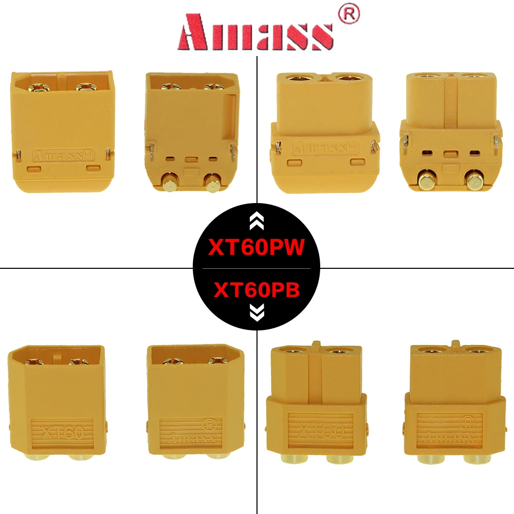 Amass 5 пар XT60PB XT60PW XT60 коннектор Модернизированный гнездовой и мужской