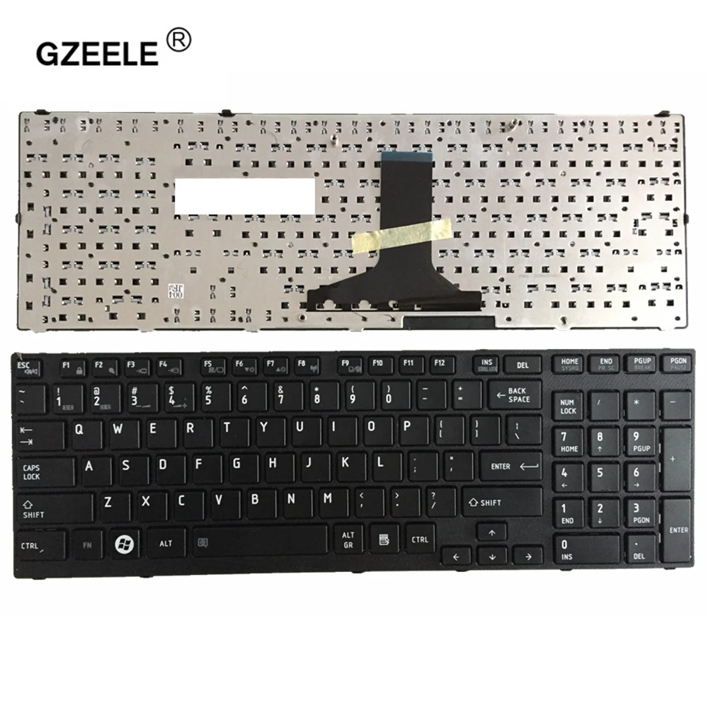 Английская клавиатура для Toshiba Satellite P750 P750D P755 P755D P770 P770D P775 P775D Qosmio X770 X775 US черная