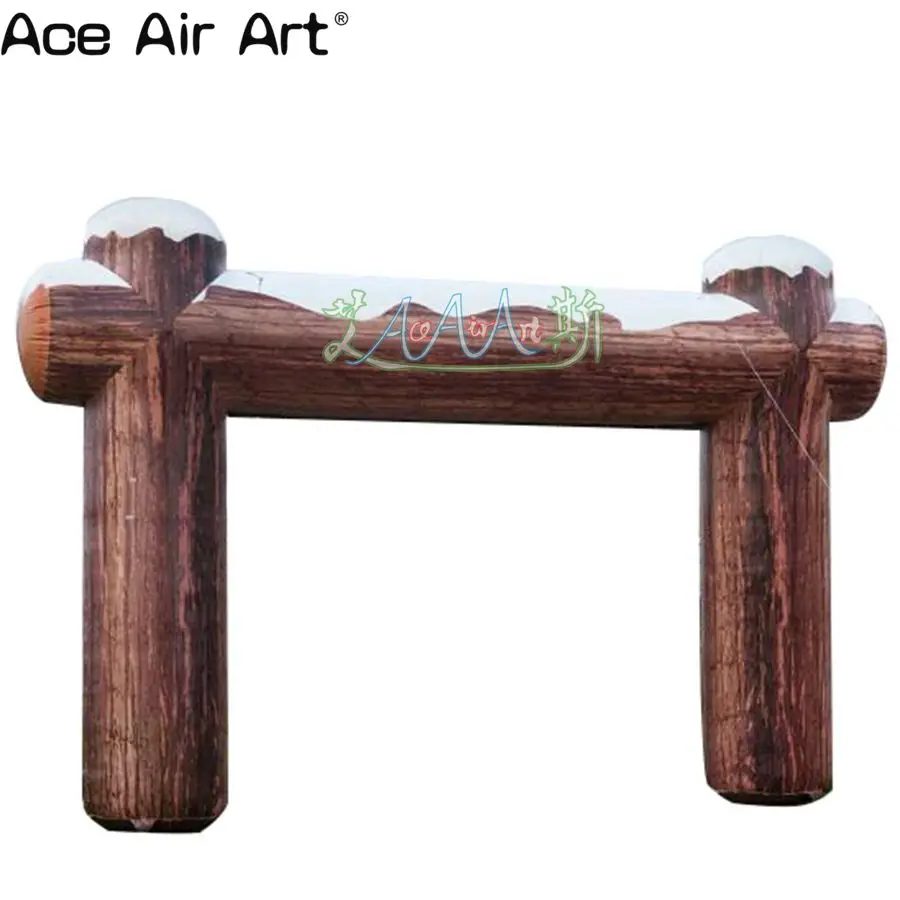 

free shipping inflatable arch Christmas archway, inflatable jungle arch for advertising