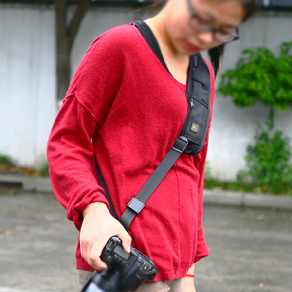 Снижение давления на одно плечо для камеры EDT Quick Rapid черный ремень SLR DSLR|strap for camera