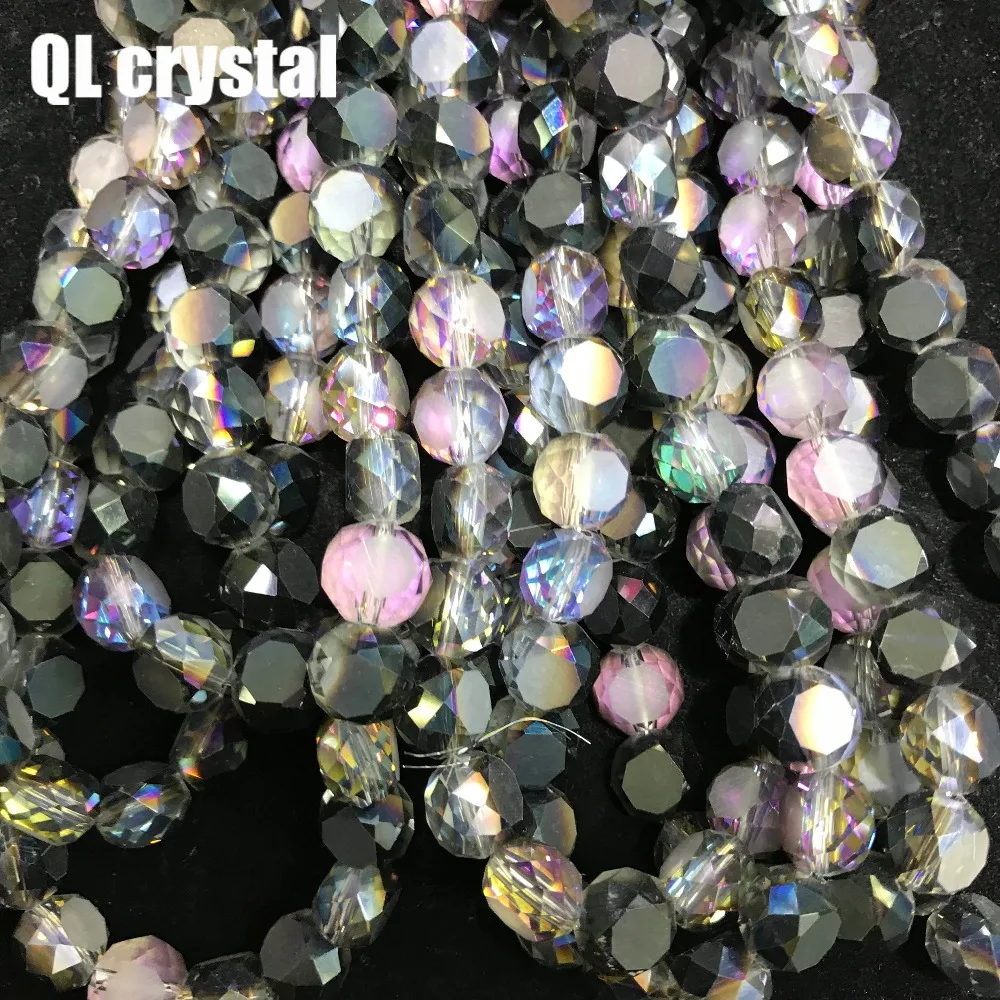 50pcs 12mm Bicone Austria Crystal beads Charm loose spacer Beads DIY Earrings necklace hadicraft bracelet jewelry | Дом и сад