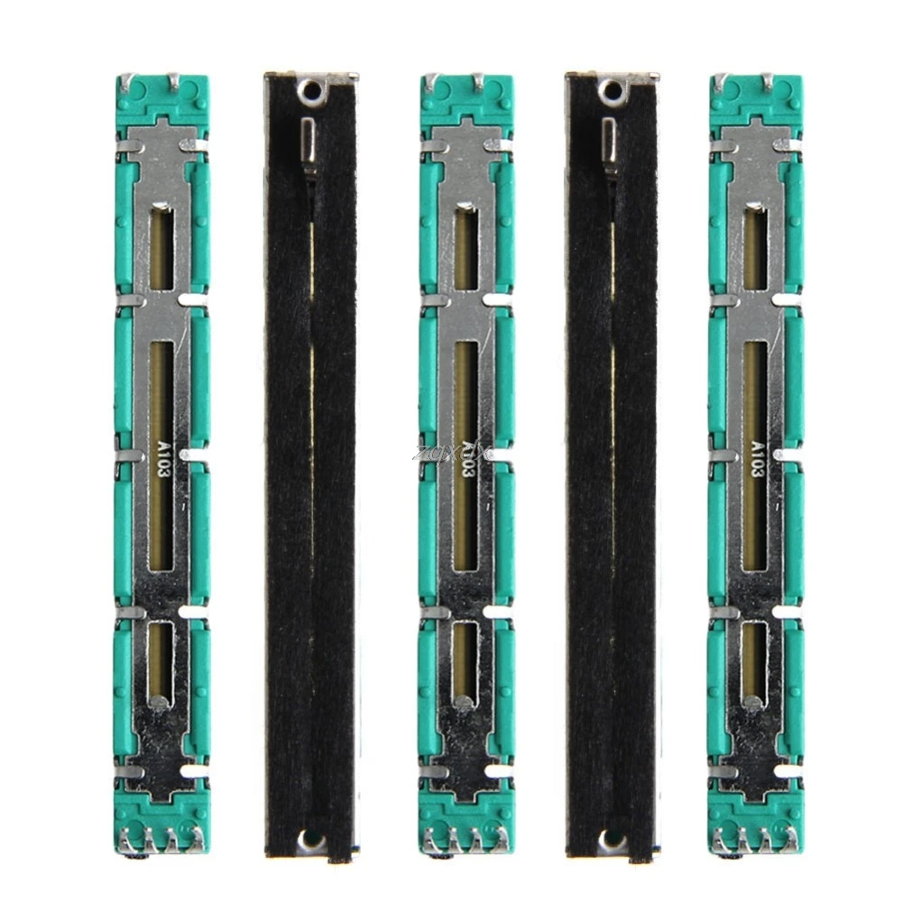 5 шт./лот A10KX2 потенциометр для микшер behringer фейдер 75 мм 7,5 см Новинка; Прямая поставка