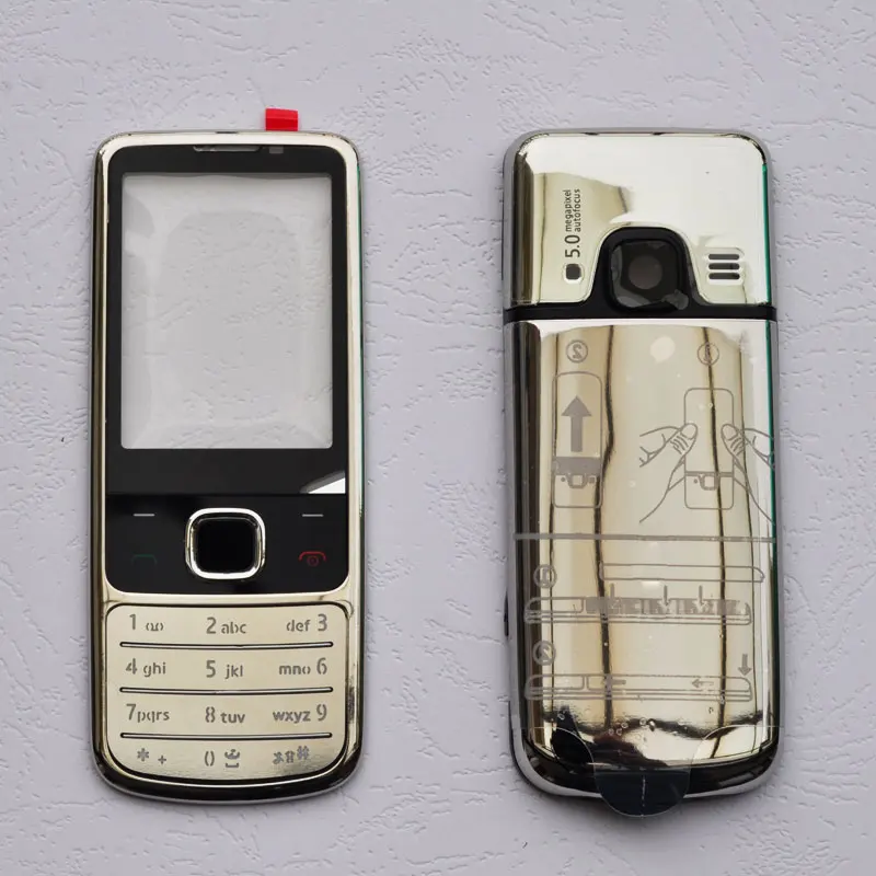 ZUGZUC для Nokia 6700 6700C полностью металлический мобильный телефон с английской и