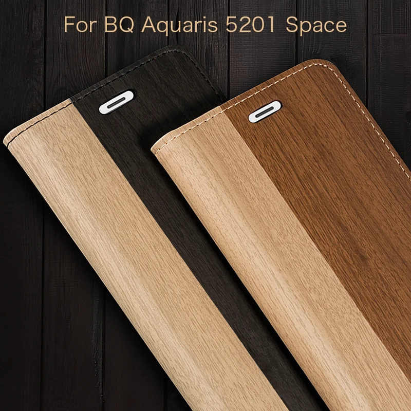 Чехол для телефона из искусственной кожи Pu Leather для BQ Aquaris 5201 Space Business Flip Book с мягкой силиконовой задней крышкой.
