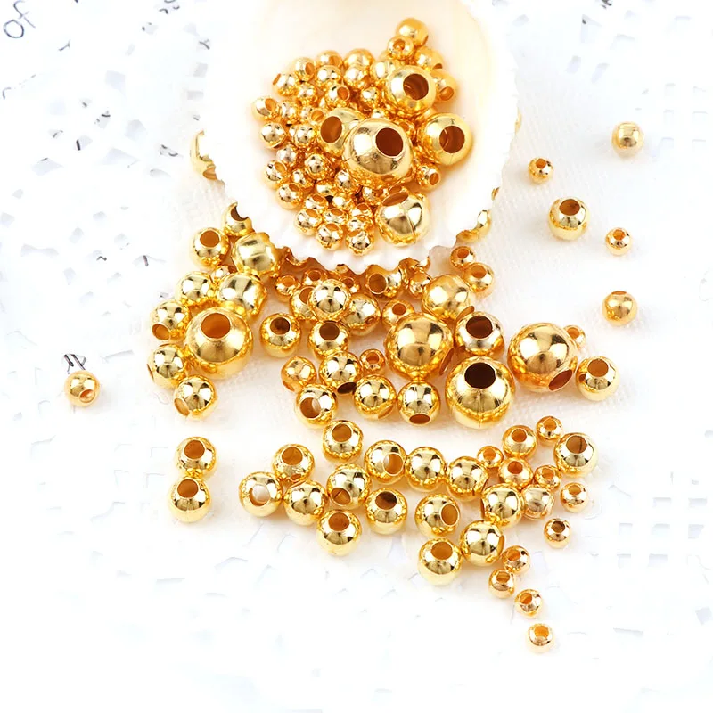 Металлические бусины шарики для изготовления ювелирных изделий сделай сам 5