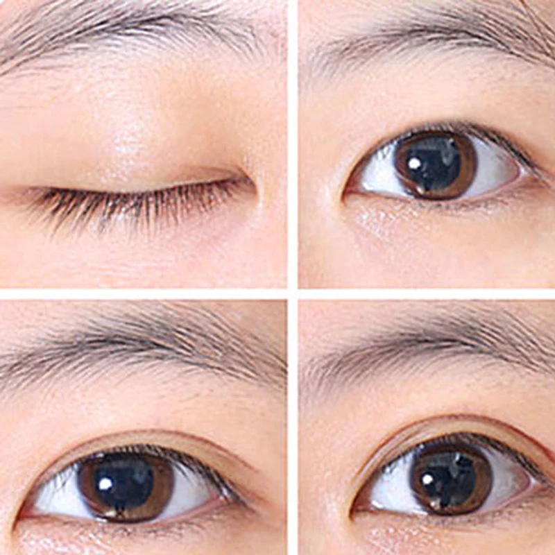 600 шт. Невидимый макияж для век прозрачный бежевый цвет украшение больших глаз