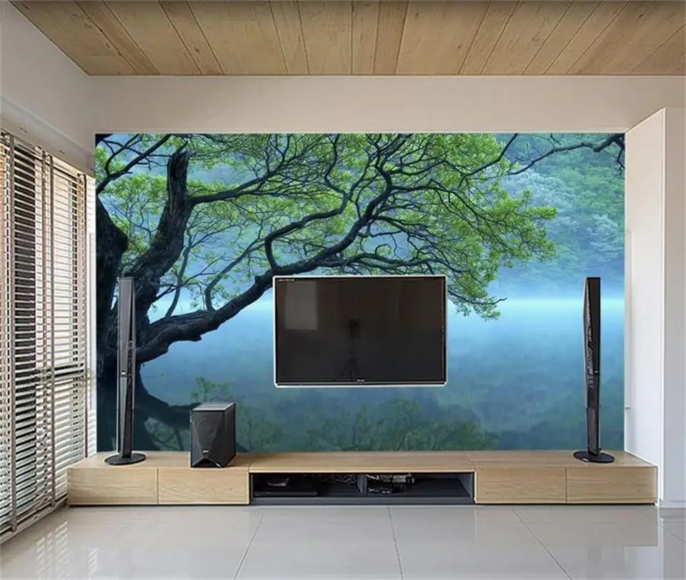 

3d wallpaper custom mural non-woven photo big tree scenery painting room wallpaper for walls 3d wall murals wallpaper