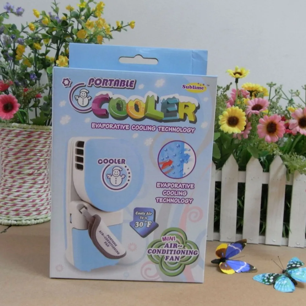 Top Snowman shape Air Conditioner Cooler Portable Size Bladeless Design fan USB Battery Operated Handheld Cooling Fan Best Gift | Бытовая