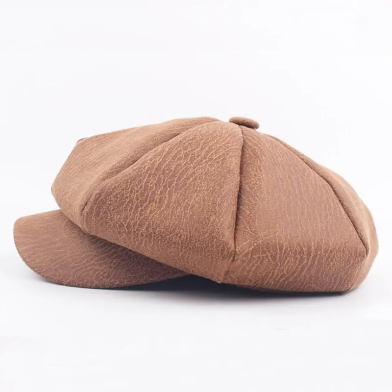 

SILOQIN Elegant Women's Newsboy Hats Autumn Winter 2019 New Style Men Women Simple Berets Snapback Fashion Couple Cap Men's Hat