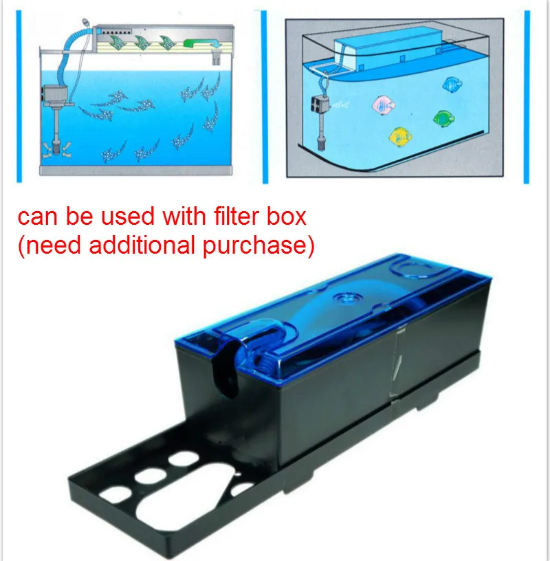 

3 In 1 Aquarium Internal Filter Submersible Aquatic Filter Water Circulation Aeration Flow Pump For Fish Tank
