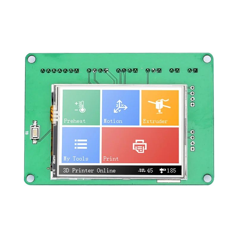 2 4 дюймовый 262K цветной 320x240 PX разрешение резистивный lcd сенсорный экран для 3d