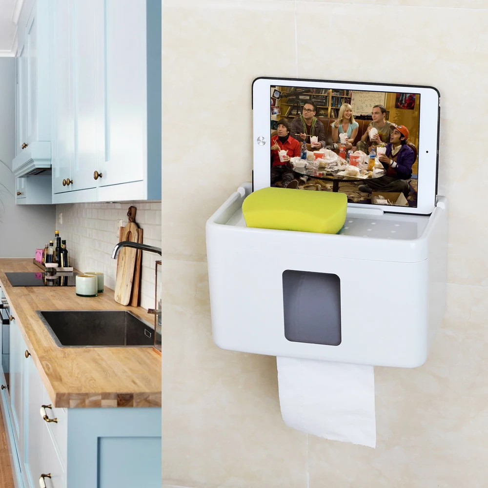 

new free shipping toilet bathrom tissue box multifuntion practical durable wc paper box for well-to -do familty with good taste