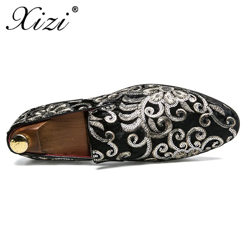 Xizi 2020 Summer Black Men's Casual Suede Loafers Wedding Party Men Shoes Luxury Brand Noble Elegant Dress for | Обувь