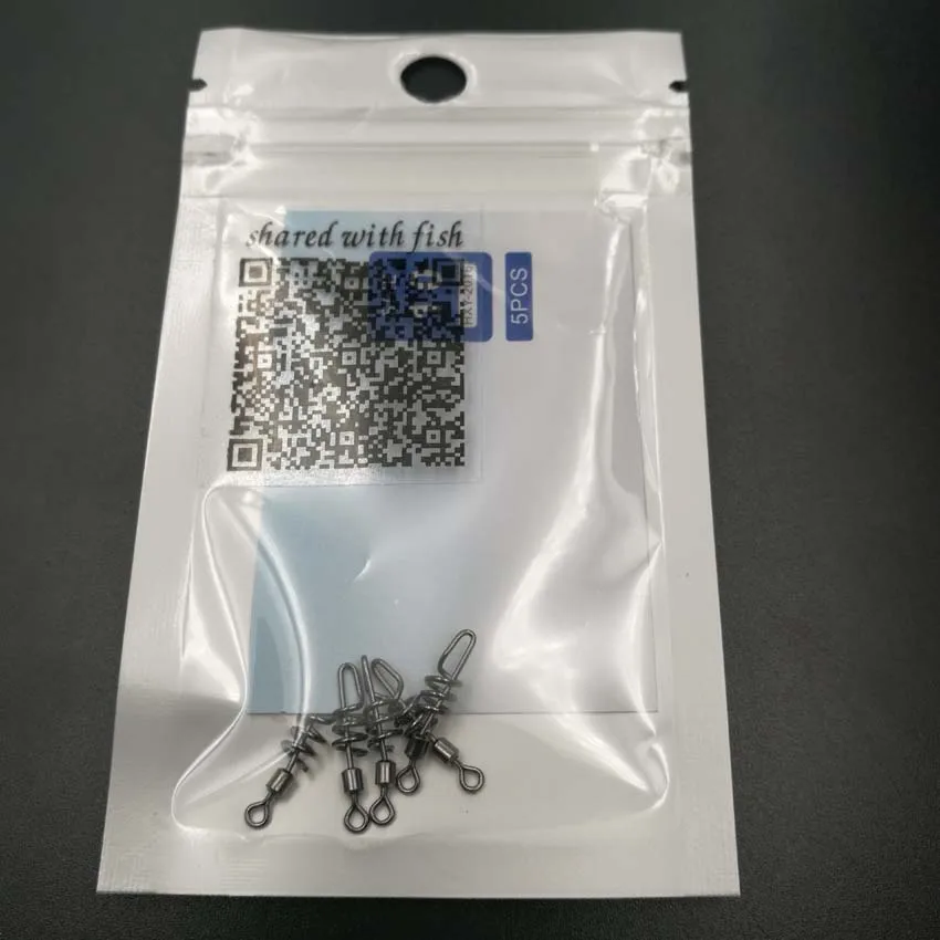 5 шт./лот цилиндр вертлюг с винтовой защелкой рыболовные снасти Вертлюги