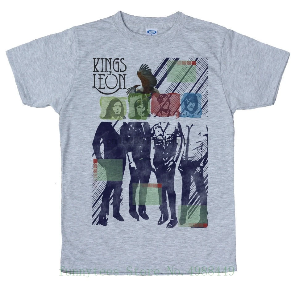 Футболка Kings Of Leon свободная футболка с короткими рукавами хлопковые футболки для