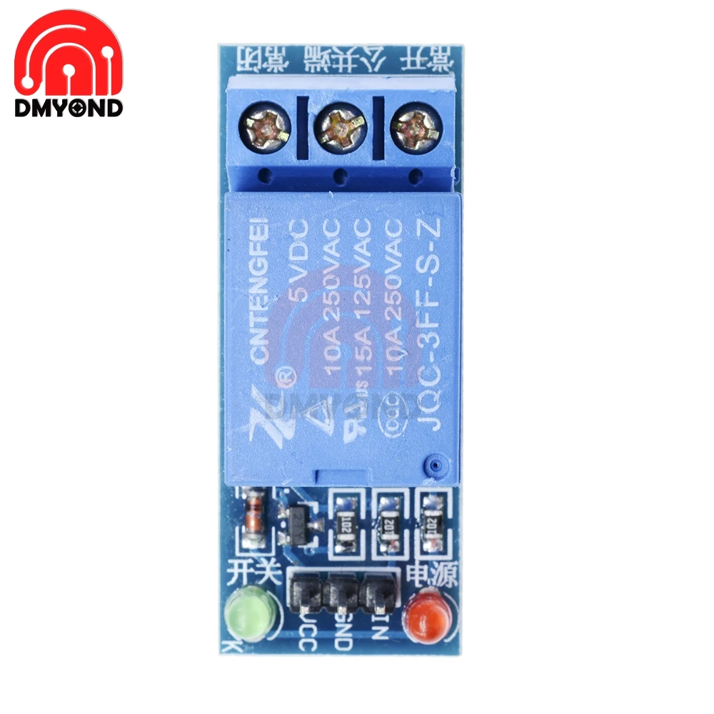 Плата интерфейса 1 канального релейного модуля щит для Arduino 5 В низкоуровневый