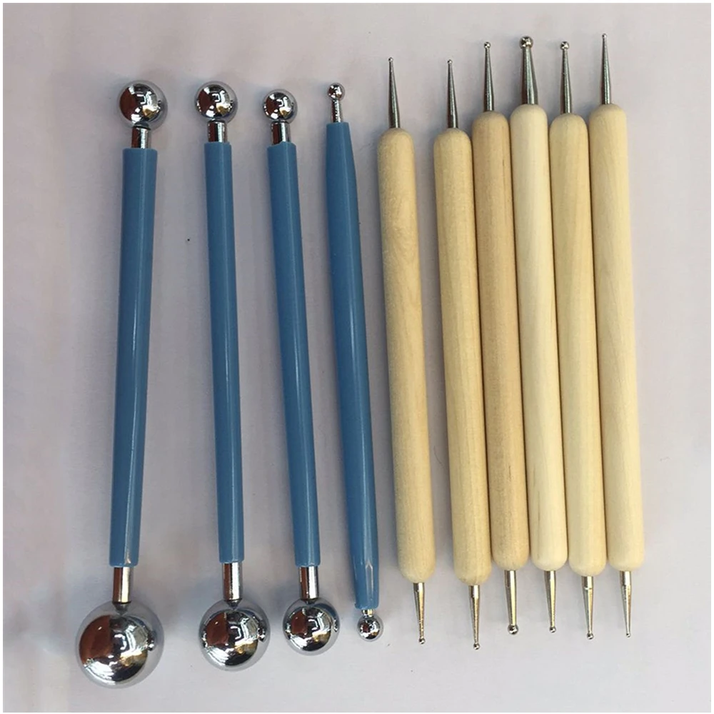 10 шт. инструменты для закрепления шариков стили мандалы скалы живописи керамики