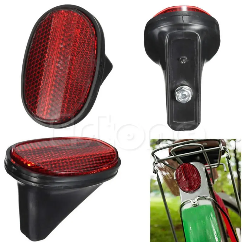 

Red Bicycle Bike Rear Fender Safety Warnning Reflector Tail MudGuard Cycling New Warning Light Bicycle Light Y51D