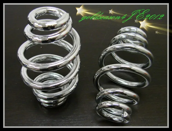 Спиральное хромированное соло сиденье 3 &quotпружины Cafe Racer Bobber Chopper на заказ для CB XS