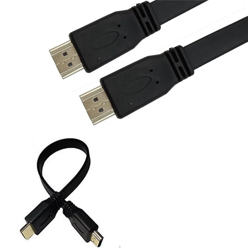 Высокое качество 30 см Full HD короткий кабель HDMI Поддержка 3D штекер плоский Шнур для