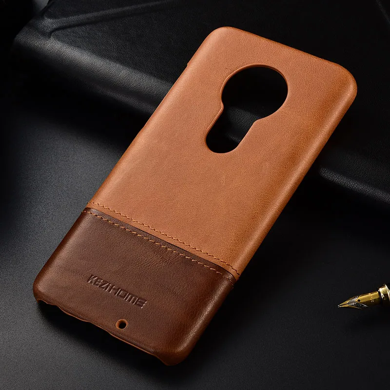 Keizhome чехол для Motorola G7 Power из натуральной кожи противоударный телефона Чехлы