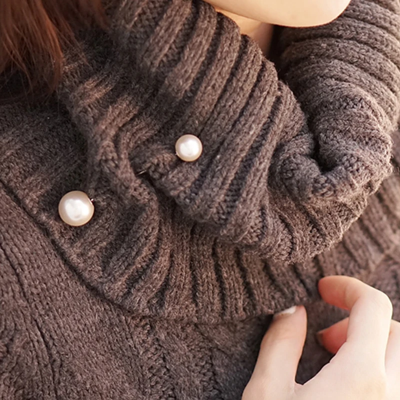 

LNRRABC Double Imitation Pearl Brooches Pin Wedding Bridal Scarf Clip Lapel Pin Gift For Women Clothing Accessories Wholesale