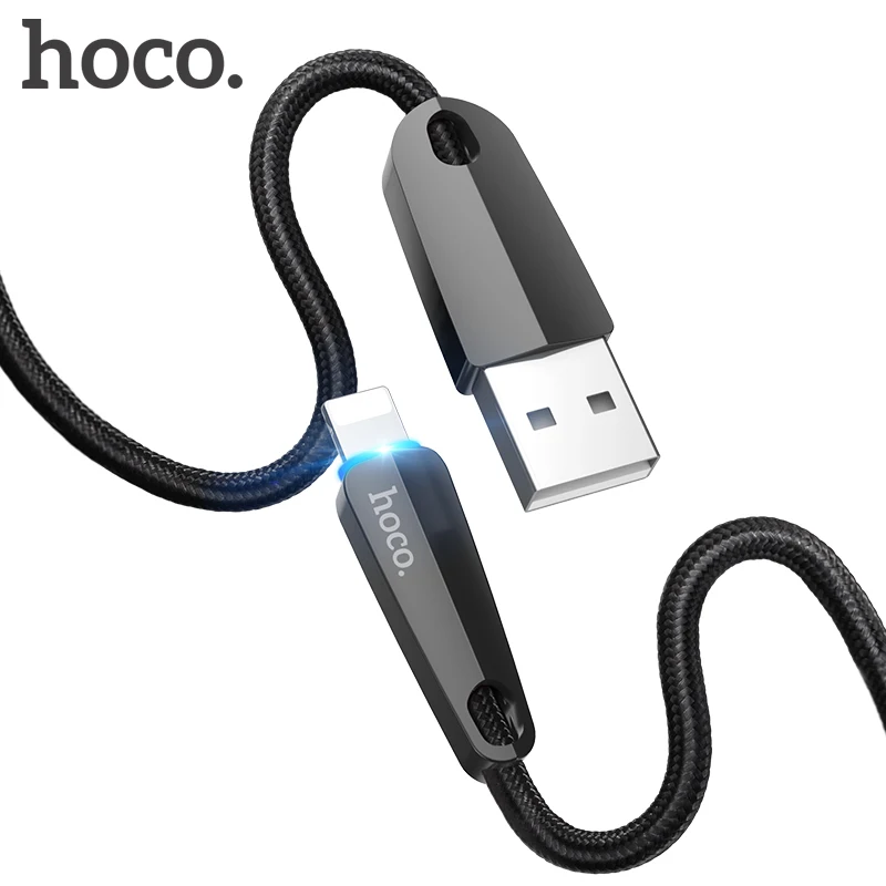 Usb кабель HOCO для iphone X 11 Pro Max 8 7 6 ipad mini с функцией быстрой зарядки|Кабели мобильных