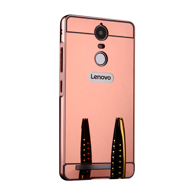Lenovo K5 Note K5Note A 7020 чехол с металлической рамкой зеркальной задней крышкой жесткий