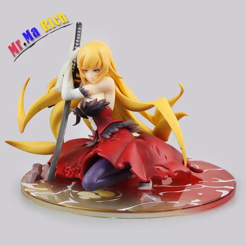 Аниме Фигурка 12 см Kizumonogatari Oshino Shinobu Kissshot ПВХ фигурка коллекционные игрушки модель