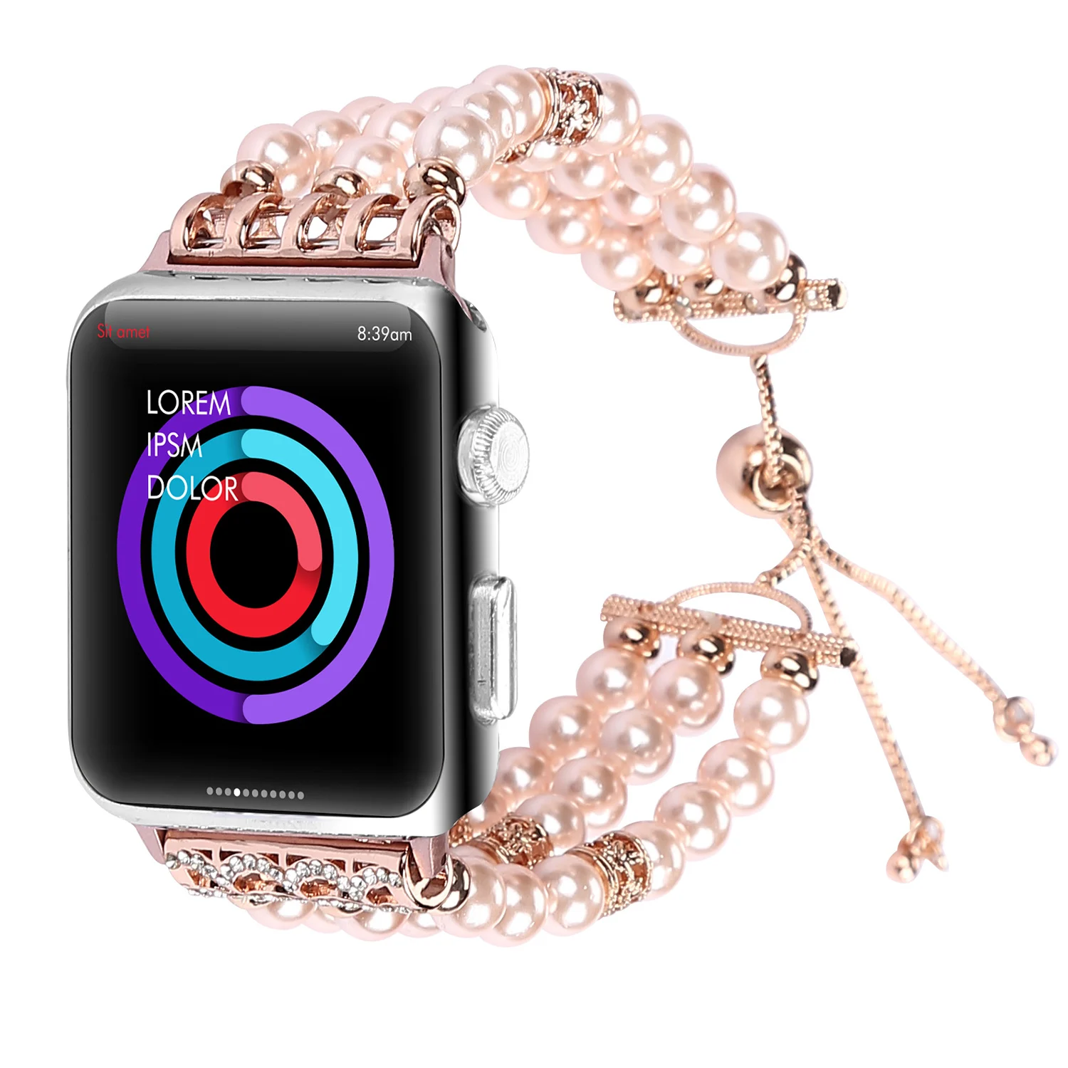 Лучшее качество регулируемый ремешок для Apple watch band 38 мм 42 40 44 iWatch Sport series 4 3 2 1