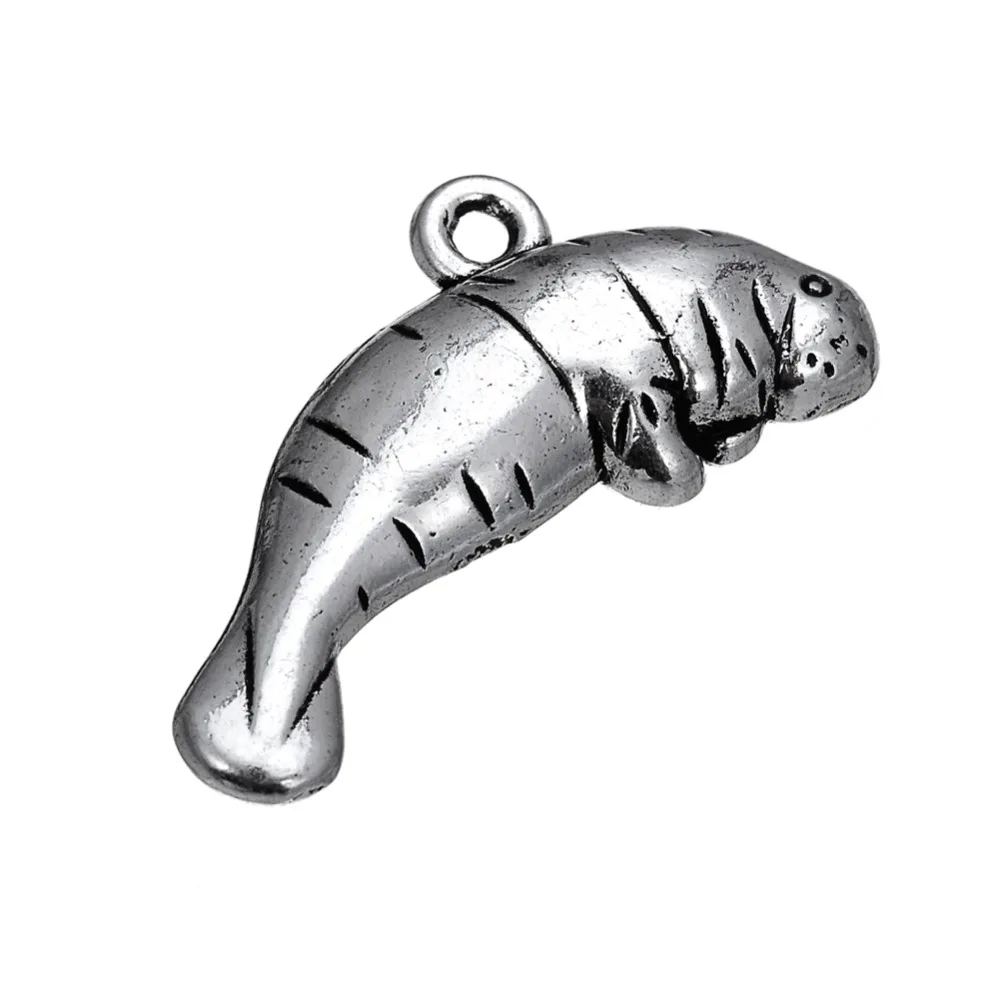 Моя форма 10 шт./лот подвеска в виде морского животного manatee для изготовления