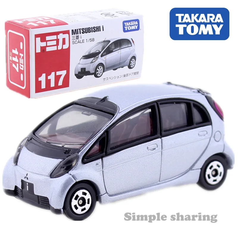 Tomica № 117 Mitsubishi I (глаз) миниатюрный автомобиль масштаба 1:58 Takara Tomy Авто двигатели