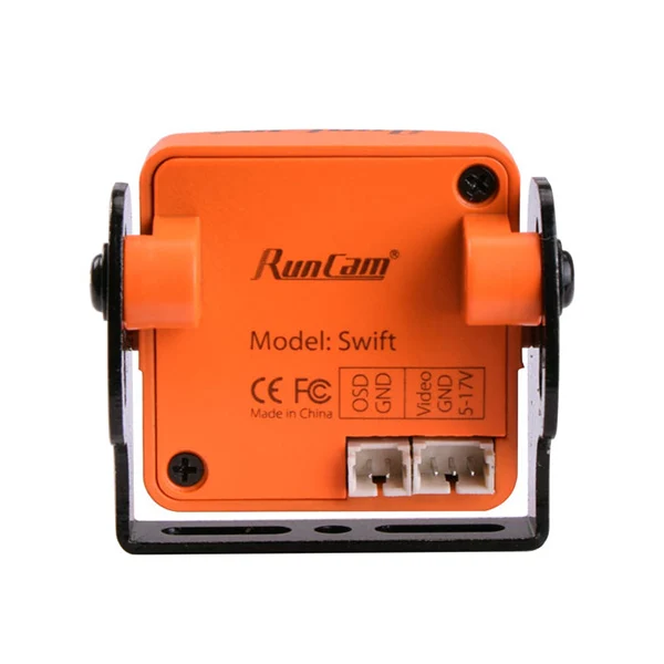 Оранжевый цвет Runcam Swift 600TVL 90 градусов широкоугольная камера FPV PAL / NTSC DC 5-17V вход для