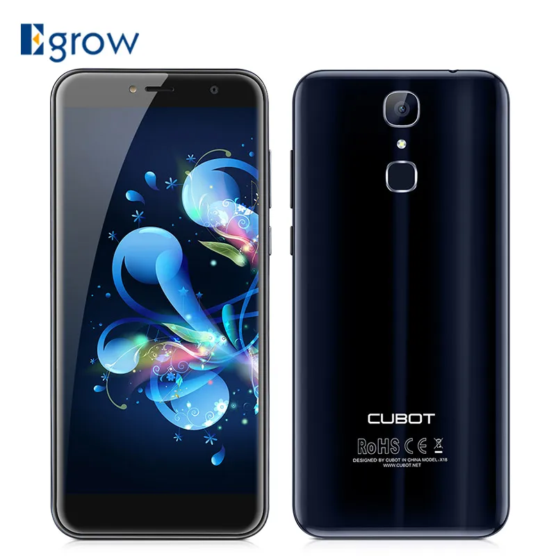 Cubot X18 отпечатков пальцев 5 7 дюймов HD + 18:9 сотовый телефон MT6737T 4 ядра 3 ГБ
