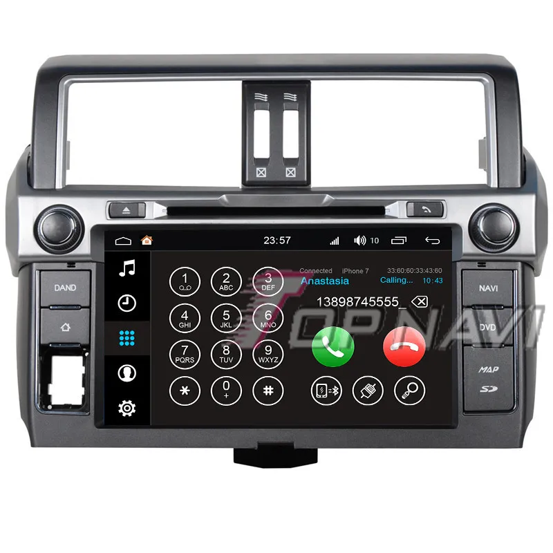 Topnavi 9 ''Восьмиядерный S200 Android 8 0 автомобильный DVD мультимедийный плеер для Toyota Prado 2014 аудио Радио стерео 2DIN
